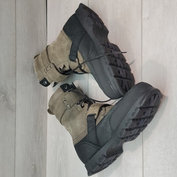 Polo by Ralph Lauren Mens Varick Leather High Top military boots shoes sz 10.5D - Picture 8 of 13